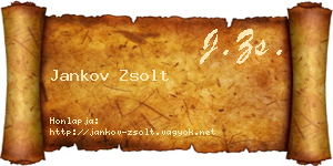 Jankov Zsolt névjegykártya